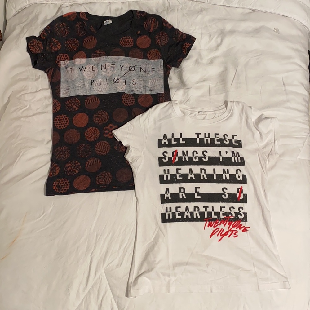 2 Pack Twenty-One Pilots T-Shirts